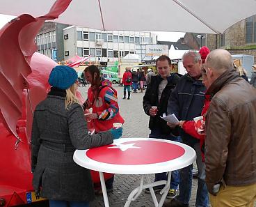 SP soepexpress op het Simonplsein